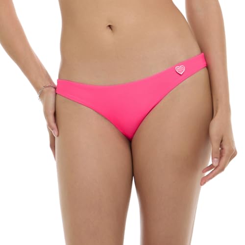 Smoothies Lillia Solid Fuller Coverage Bikini Bottom Swimsuit with Clean Finish Seams