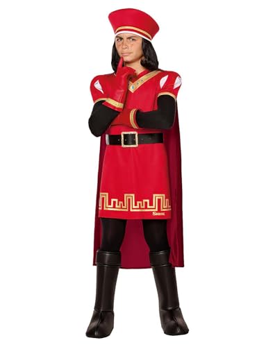 Spirit Halloween Shrek Kids Lord Farquaad Costume, Officially Licensed, Fairy Tale King Outfit, Villain, Boys, Size CHILD EXTRA LARGE Standard, Multicolor