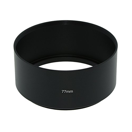Sioti 77Mm Lens Hood, Matte Treatment Inside, Aluminum Material, Compatible With All Camera Lens S/C/N/F/O/P Etc.(77Mm) #TOP1