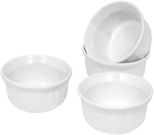 CorningWare French White 4-Ounce Ramekins, Set of 4