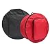 Tambourine Bag/Snare Drum Bag/Drum Bag with Shoulder Strap/Tambourine Storage Case/Percussion Instruments Accessories (black)
