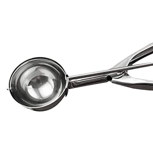 GADGETS PESADOS PARA COZINHA DE Aço Inoxidável Serenable Cupcake Melon Ice Cream, Prata, Small, 1