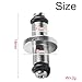 Scuba Diving High Pressure T End Air Spool with O-for Ring for SPG Swivel, Nickel-Plated Brass Connector for Residual Pressure Gauge and High Pressure Pipe