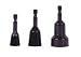 Gardner Bender WB1 Connector Bit Set, ¼ in. Electrical Driver, Fits: Standard and Winged Wire Nuts, 3 Pk, Black