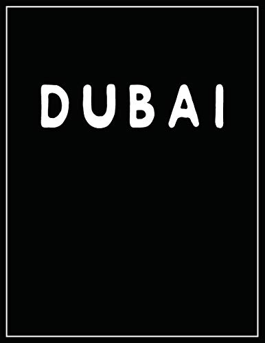 Dubai: Black and white Decorative Book | Perfect for Coffee Tables, End Tables, Bookshelves, Interior Design & Home Staging Add Bookish Style to Your Home| Dubai