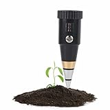 vt-05 misuratore di ph del suolo, tester igrometro sensore di umidità portatile, intervallo di ph da 3 a 8 ph umidità da 1 a 8 per la cura delle piante per giardino, prato, fattoria per interni