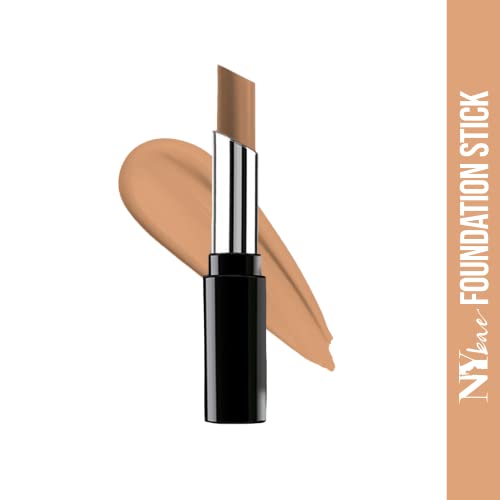 Image of NY Bae Almond Oil Infused Foundation, Concealer, Contour, Color Corrector Stick For Wheatish Skin - Runway Range - Backstage Trial in Porcelain 05