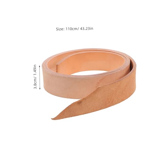 Wide Fake Leather Belt Diy Craft Fake Leather Thick 4.5mm Handmade Men's Belt Full Length Strap2