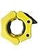 Greententljs Barbell Clamps 2 Inch Olympic - Pair of Collars Quick Release Locking Barbell Workout Pro Weight Plate Clamp Clips for Gym Power Heavy Weightlifting Fitness (Mix Yellow w/Black)