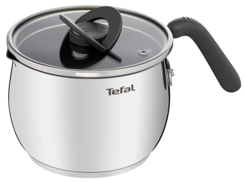 Tefal Opti-Space G7371795 Mehrzweck-Topf, 16 cm, Induktion, Edelstahl, 10 Jahre Garantie, vielseitig, rutschfester Griff