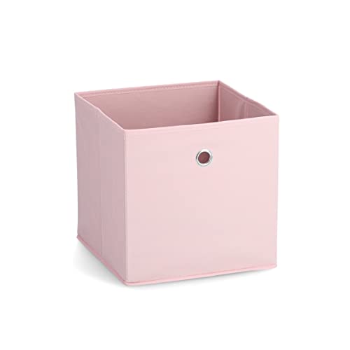 Zeller 14420 Boîte de rangement, non-tissée, rose, environ 28 x 28 x 28 cm