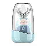 ZZCC Ultrasonic Kids Electric Toothbrush, New U Shape Kid Electric Toothbrush U Type Whitening...