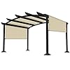 912 Pergola Shade Cover Universal Replacement Canopy for Outdoor Patio Porch Backyard Gazebo with Grommets Weighted Rods