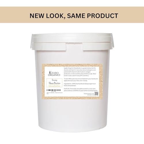 Skin Beauty Essentials 100% Pure Unrefined Raw SHEA BUTTER - from the nut of the African Ghana Shea Tree (28 oz)