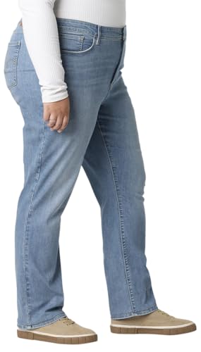 Levi Strauss Signature Gold Women's Totally Shaping Straight Jeans, (New) Cinque Azure, 14 - image 4