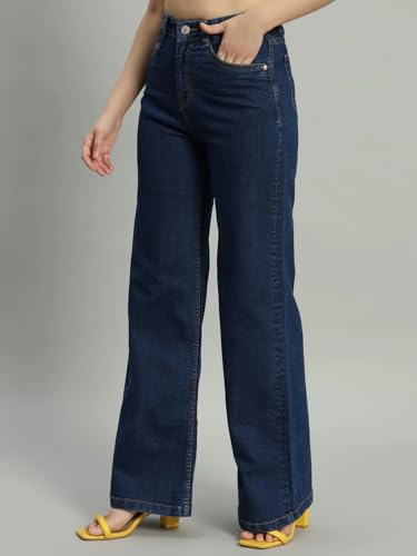Image of ADBUCKS Flared Jeans for Women High Waisted Bell Bottom Trendy Stretchy Flare Jeans