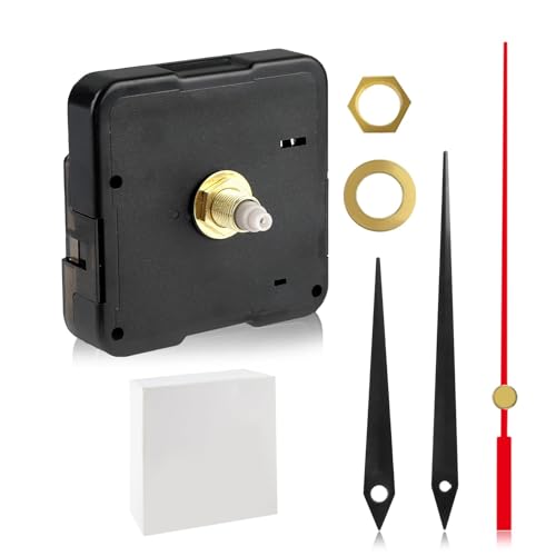 Miniatura 7 de Mecanismo De Reloj, De Cuarzo Silencioso Para Bricolaje, Mecanismo Reloj De Pared Universal, Maquinaria Reloj Pared Precisión Alta Para Reparación Y Creación De Relojes, Con 1 Juegos De Puntero A