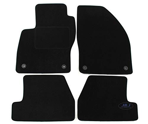 Tapis de sol en velours de qualité supérieure pour Ford Focus 3 protection sur mesure noire