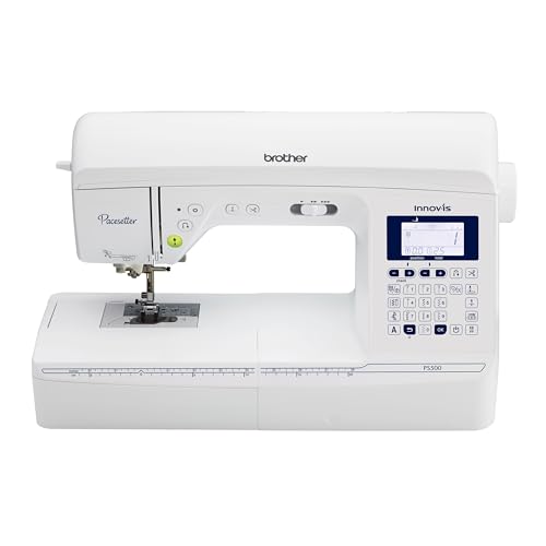 Brother PS500 Pacesetter Sewing Machine with 100 Built-In Stitches, 2.4" x 1.3" LCD Display by Brother - Used condition - US$805.95