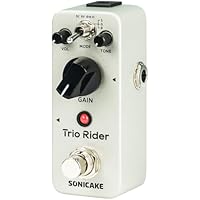 SONICAKE Pedal Overdrive Analógico Pedal de Efectos Clásicos