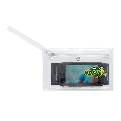 Image of Littlearth - LIWXY NCAA North Dakota State Bison Unisex Ncaancaa Ticket Wristlet, Clear, 9 inch by 5.25 inch
