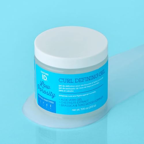 Texture ID Low Porosity Curl Defining Gel, Aloe Vera Gel, Oil Complex, 7.05 Oz