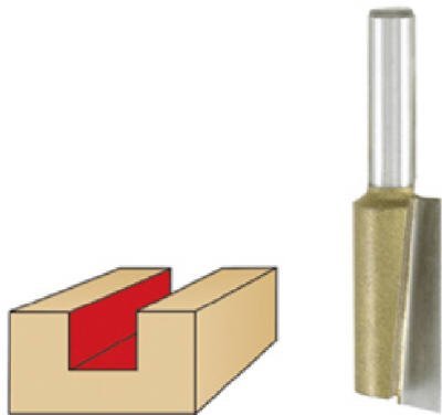 Vermont American 22412 5/16-Inch X 7/8-Inch Carbide Sngl Flute Straight Router Bit #TOP4