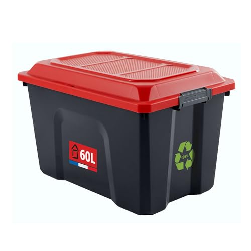 Locker 60L Scatola con Coperchio plastica
