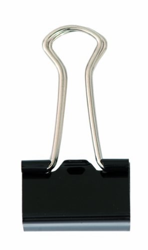 Preisvergleich Produktbild Foldback-Klammern schwarz, 25 mm