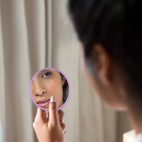 50 Pcs 24 Styles Random Pocket Mini Mirror Bulk Portable Round Glass Mirrors Makeup Purse Small Mirror Colorful Compact Mirrors Personal Pocket Makeup Mirrors For Women Girls Travel Daily Use Assorted #TOP5