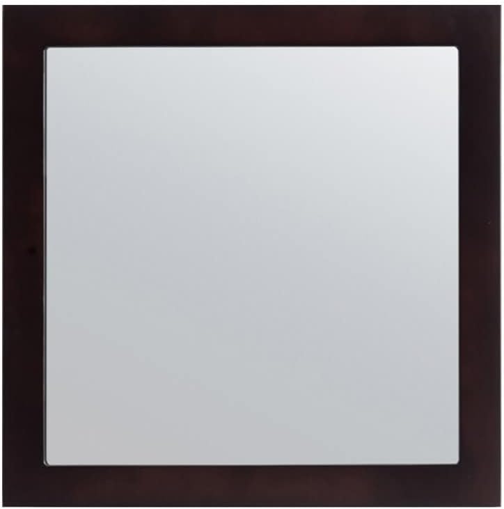Miseno MM-ORB30 30" W x 30" H Square Framed Bathroom Wall Mirror - Espresso