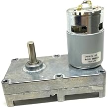 GF-775 DC Geared Motor 6V 12V 24V Powerful 80W High-Torque DIY Mobile Lighting12V,8rpm