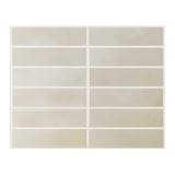 Umedol Peel and Stick Backsplash 10-Sheets of 11.42'' x 9'' Self-Adhesive Peel and Stick 3D Wall Tile for Kitchen, Bathroom