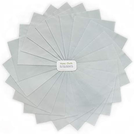 30pcs of Eyeglasses Microfiber Cloth Cleaner 5.9inches x 7.0inches for Eyeglasses