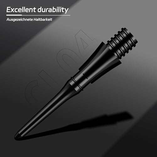 CyeeLife 2BA Thread Soft Tip Dart Points - Plastic Dart Tips - 1000 Pack Premium Replacement Dart Accessories (1000pcs) - Thumbnail 3
