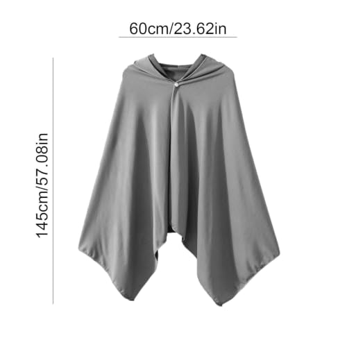 Capa refrescante con capucha portátil y chal de secado rápido unisex 4