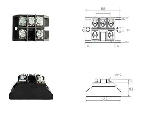 Pont redresseur triphasé MDS75A1600V diode module de redressement électrique