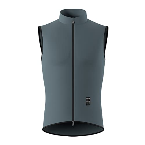 Mens Winter Cycling Vest Windproof Thermal Lightweight Sleeveless With Pockets Water Resistant For Running Hiking