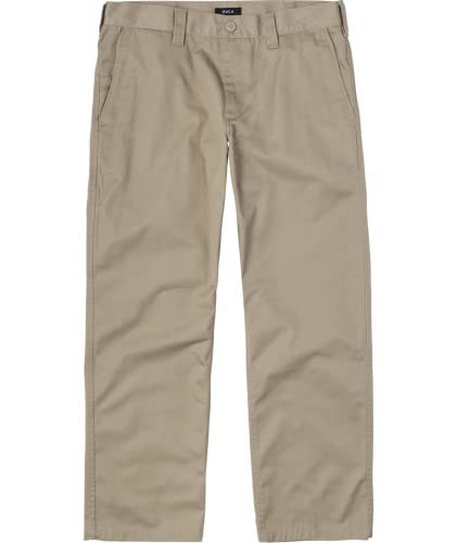 Chino RVCA homme relaxed fit pantalon coton kaki taille 28