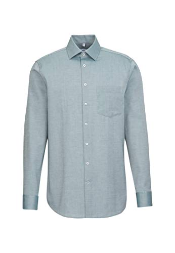 Seidensticker Herren Business Hemd - Regular Fit - Bügelfrei - Kent Kragen - Langarm - 100% Baumwolle
