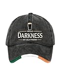 Hello Darkness My Old Friend Print Cap St. Patrick's Day Irish Hat Unisex, Darkness, One Size