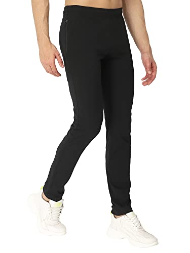 Image of DYCA by Bodycare Men's Cotton Track Pant - Casual Straight Fit Sports Joggers for Gym, Running, Workout, Lounge Wear for Men