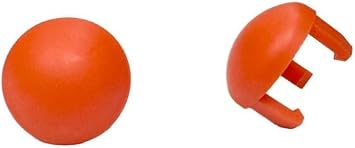 King Kombo Palm Button Replacement Kit 31925 | Two-Piece Orange Plastic Buttons | Fits King Kombo Step Ladders