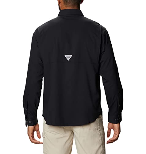Columbia Camisa masculina de manga comprida PFG Tamiami II, proteção solar FPS 40, tecido absorvente