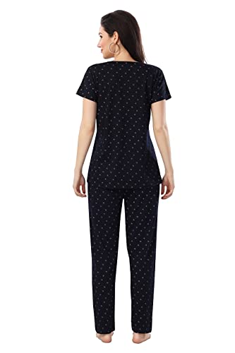 Image of DZZO Women's Cotton Printed Night Suit