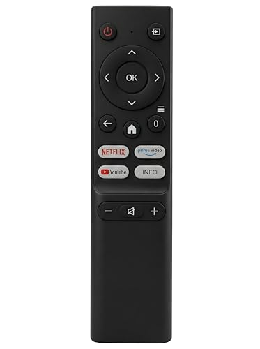 Image of Upix Compatible BPL Smart TV LCD /LED Remote No. 1385 | No Voice | YouTube & Prime Video Buttons | Exact Match Required