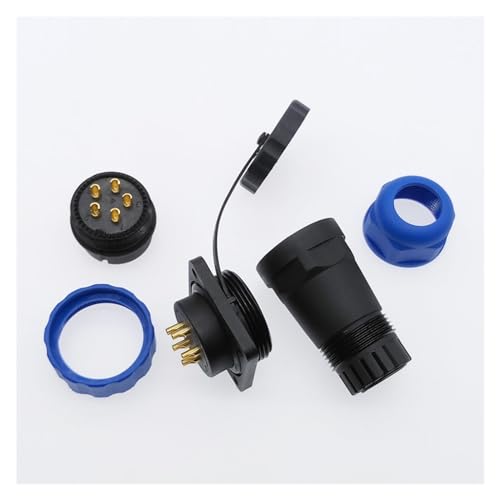 Connecteur étanche IP68 droit SP28 14 broches pour éclairage de jardin