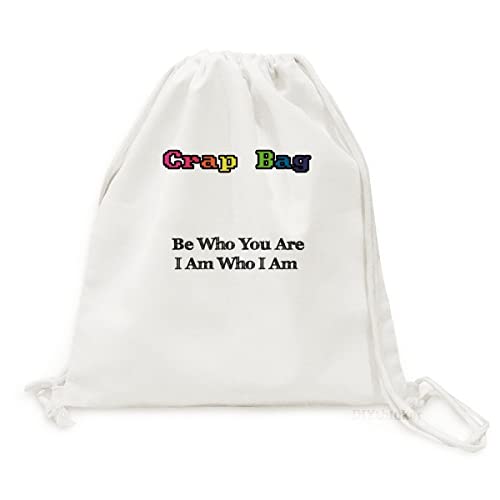 Rucksack Canvas citation inspirante - Sac à dos de voyage léger