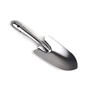 Mini-tuintroffel, Roestvrijstalen Schop Spade Potgrond Scoop Handschep Tool Grondgraafmachines voor Het Verplanten van Zaailingen Het Cultiveren van Onkruidbloemen