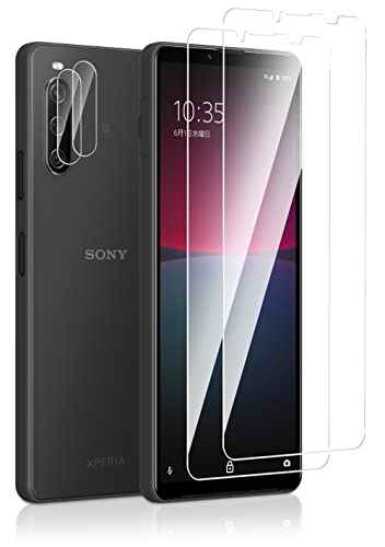 Sungale Xperia 10 IV対応 ガラスフィルム + カメラフィルム「4枚セット」日本旭硝子素材 Xperia 10 IV用ガラスフィルム +Xperia 10 IV 用レンズ保護フィルム 硬度9H 気泡ゼロ 指紋防止 飛散防止 高感度 高透過率 【ガラスフィルム*2 + レンズフィルム *2】 Sungale Xperia 10 IV対応 ガラスフィルム + カメラフィルム「4枚セット」日本旭硝子素材 Xperia 10 IV用ガラスフィルム +Xperia 10 IV 用レンズ保護フィルム 硬度9H 気泡ゼロ 指紋防止 飛散防止 高感度 高透過率 【ガラスフィルム*2 + レンズフィルム *2】